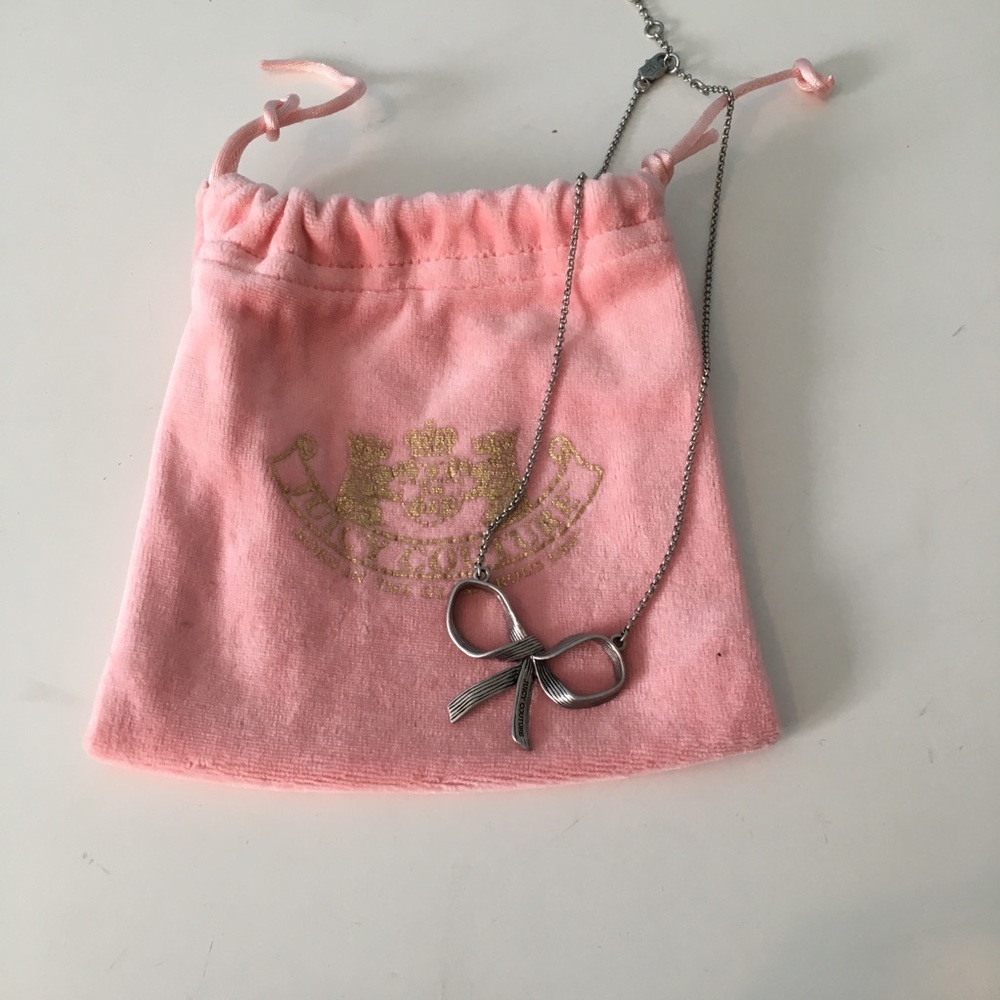 Juicy Couture Silver Box Necklace